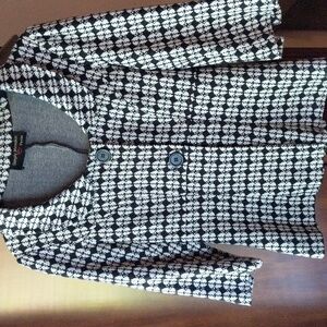 Houndstooth Petite Blazer Small